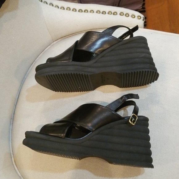 Dries Van Noten platform wedge sandal - Picture 3 of 8